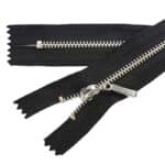 Cipzár fém fogazattal, #3 zárt 3N0 fekete