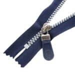 Fogazott műanyag cipzár 5K-T6 zárt, kék 330