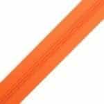 Folyóméteres cipzár #3 műanyag spirál T30-158 narancssárga