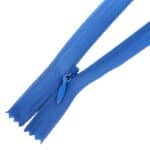 Hurkolt rejtett cipzár zárt #3, kék-340, 3W0