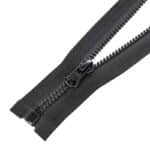 Műanyag cipzár #3, nyitható 3K0-V4 fekete