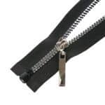 Műanyag cipzár #3, nyitható 3KD-XS fekete