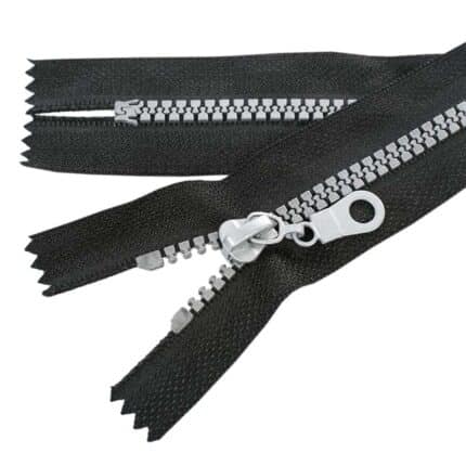 Öntött műanyag cipzár #5 zárt 5K0-M6 fekete