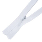 Rejtett cipzár zárt #3, fehér, 3Z0