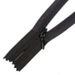 Rejtett cipzár zárt #3, fekete, 3Z0