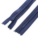 Rejtett cipzár zárt #3, kék-330, 3Z0