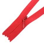 Rejtett cipzár zárt #3, piros-148, 3Z0