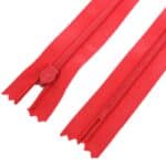 Rejtett cipzár zárt #3, piros-148, 3Z0