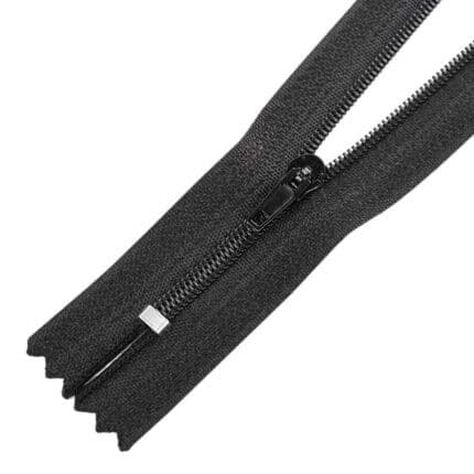 Spirál cipzár #3 autolock, zárt 3S0, fekete