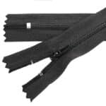 Spirál cipzár #3 autolock, zárt 3S0, fekete