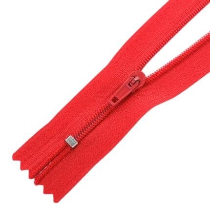 Spirál cipzár #3, zárt 3S0, piros 148