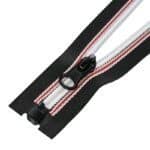 Spirál cipzár #5 nyitható 5D0-L fekete