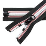 Spirál cipzár #5 nyitható 5D0-L fekete