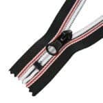 Spirál cipzár #5 zárt 5D0-L fekete