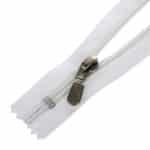 Spirál cipzár 5D-X1 zárt, fehér