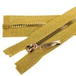 Műanyag cipzár, nyitható 3KD-XZ aranyszínű