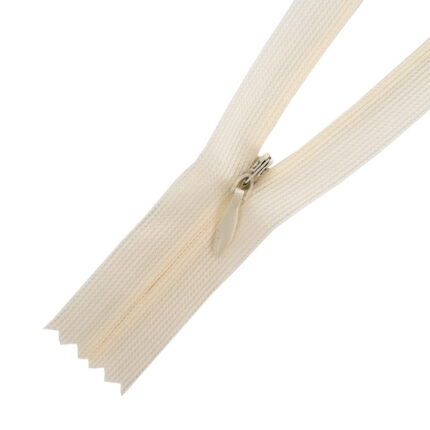 Rejtett cipzár hálós (hurkolt) #3W0 zárt krém 103