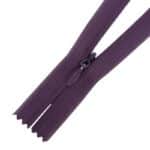 Rejtett cipzár hálós (hurkolt) #3W0 zárt lila 196