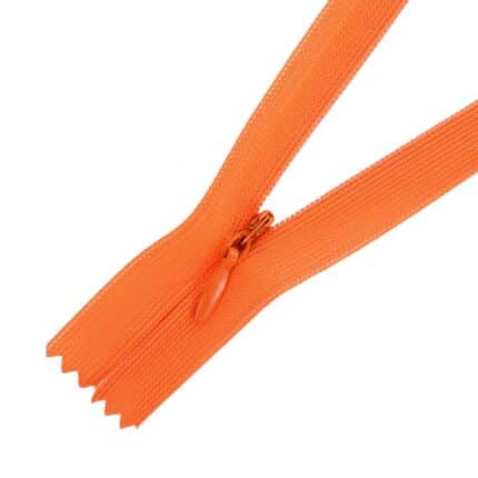 Rejtett cipzár hálós (hurkolt) #3W0 zárt narancs 158 (1)