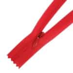 Rejtett cipzár hálós (hurkolt) #3W0 zárt piros 148