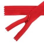 Rejtett cipzár hálós (hurkolt) #3W0 zárt piros 148