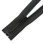 Spirál cipzár megerősített #3C0-R, nyitható fekete