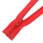 Spirál cipzár megerősített #3C0-R, nyitható piros 148