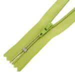 Spirál cipzár megerősített #3C0, zárt, zöld 234