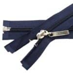 Spirál cipzár nyitható #5D0 fém húzó, kék 330