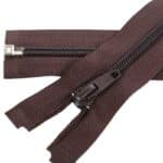 Spirál cipzár nyitható #5S0 autolock barna 304