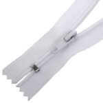 Spirál cipzár zárt #5S0 autolock fehér