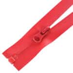 Vízzáró cipzár #5WR-V4 nyitható, piros