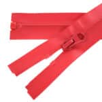 Vízzáró cipzár #5WR-V4 nyitható, piros