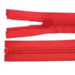 Vízzáró cipzár #5WR-V4 nyitható, piros