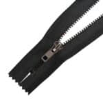 Alumínium cipzár zárt #4AC fekete