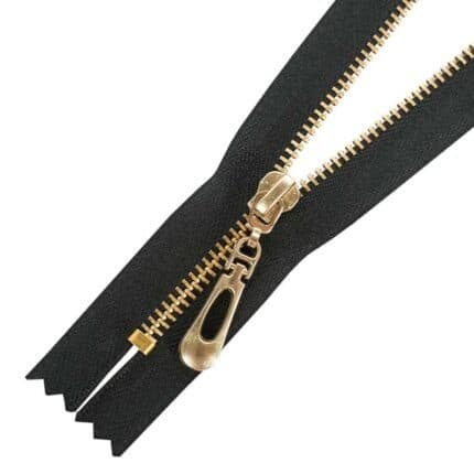 Fém cipzár zárt #3M0-RU autolock fekete