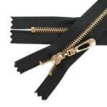 Fém cipzár zárt #3M0-RU autolock fekete