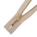 Fém cipzár zárt #4M0 sárgaréz drapp 307