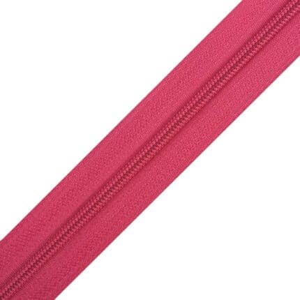 Folyóméteres cipzár #3 műanyag spirál T30 3 mm pink 146