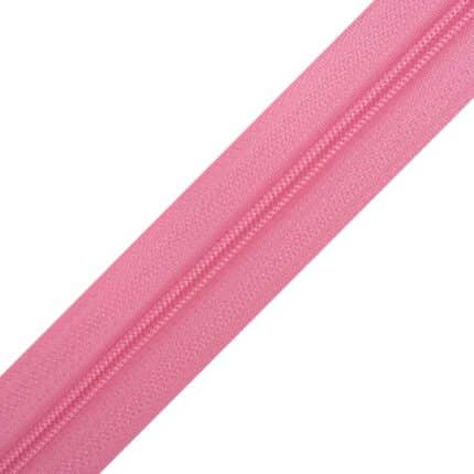 Folyóméteres cipzár #3 műanyag spirál T30 3 mm rózsaszín 141