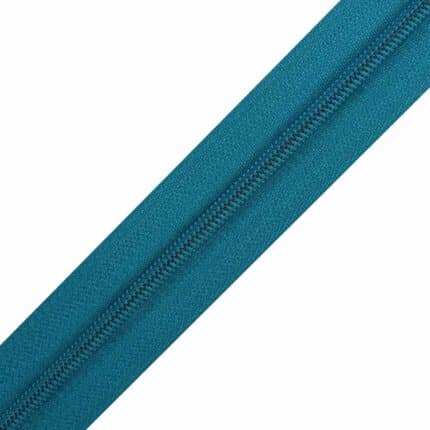 Folyóméteres cipzár #3 műanyag spirál T30 3 mm türkiz 275