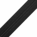 Folyóméteres cipzár #5 műanyag spirál T50 fekete 332