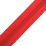 Folyóméteres cipzár #5 műanyag spirál T50 piros 148