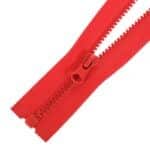 Műanyag cipzár nyitható #3K0-V4 piros 148