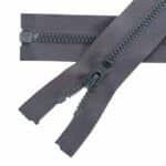 Műanyag cipzár nyitható #3K0-V4 szürke 312