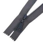 Műanyag cipzár zárt #5K0-M9 szürke 312