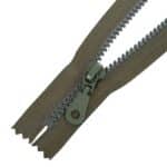 Műanyag cipzár zárt #5K0-M9 zöld 327