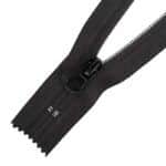 Rejtett cipzár zárt #5Z0 V fekete