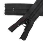 Rejtett cipzár zárt #5Z0 V fekete