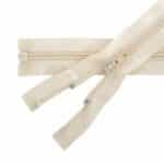 Spirál cipzár megerősített #3C0-R, nyitható krém 103